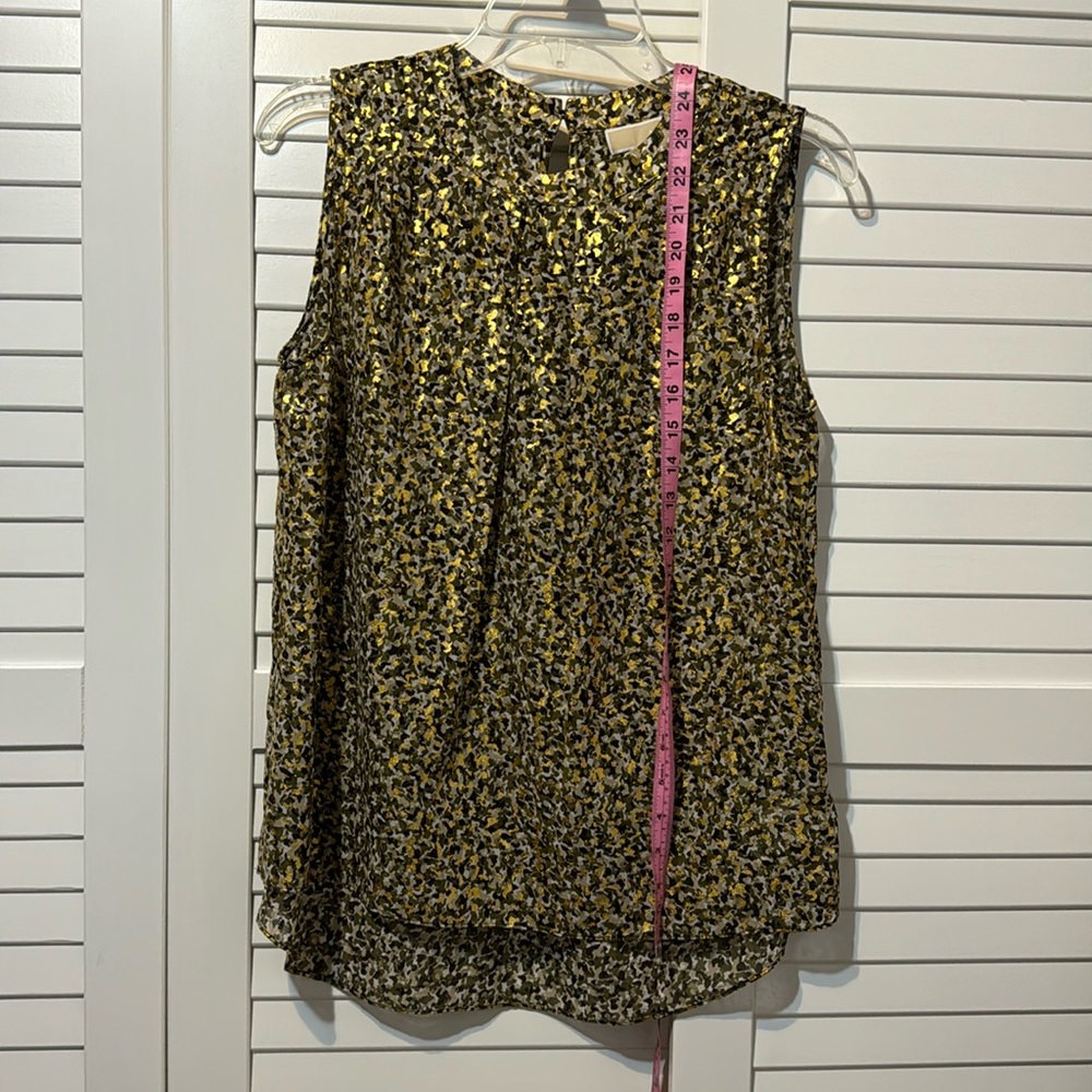 Michael Kors sleeveless blouse, size S